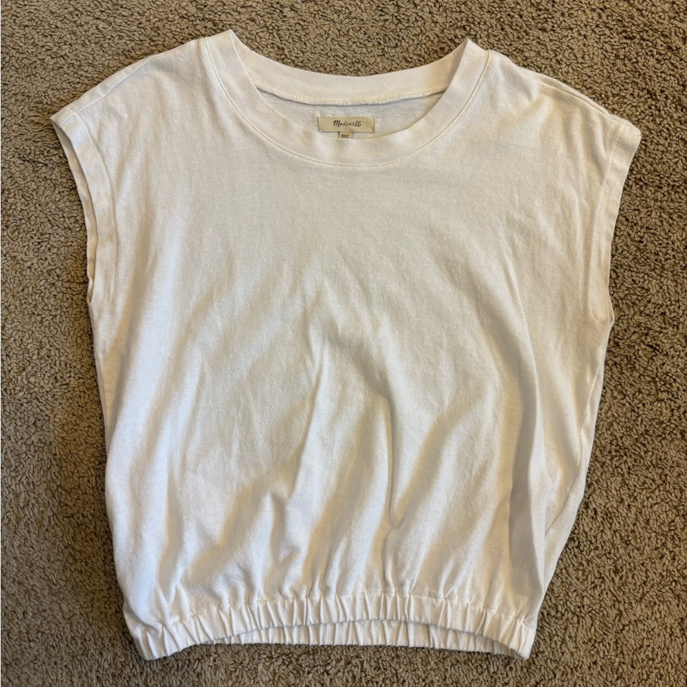 Madewell Cream Knit Top